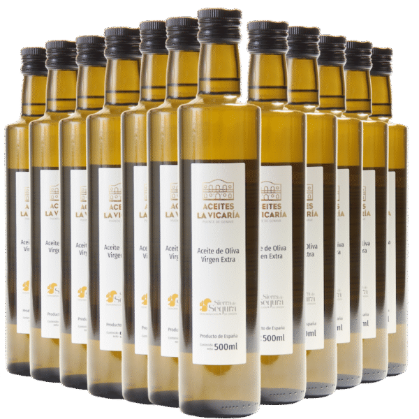 Pack 12 Botellas 500ml Aove La Vicaria